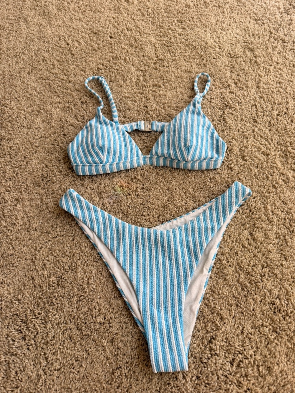 Rhythm Sunbather Striped Bikini